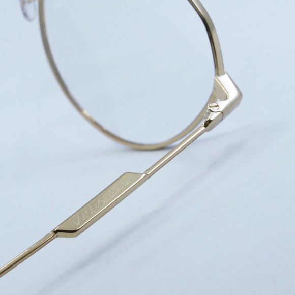 NEW DOLCE&GABBANA DG1349 1311 GOLD/MATTE BLACK EYEGLASSES - Picture 7 of 10